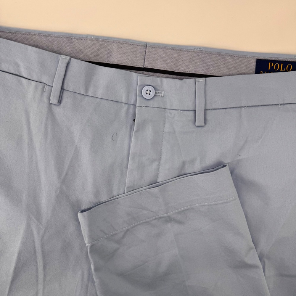 Polo Ralph Lauren Golf Pants Mens 42/32 Blue Performance Slim Fit Trousers